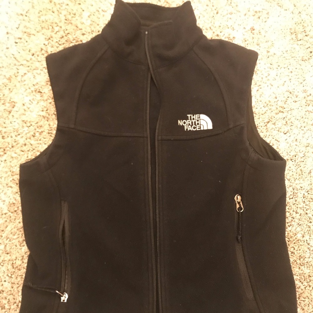 Black North Face vest
